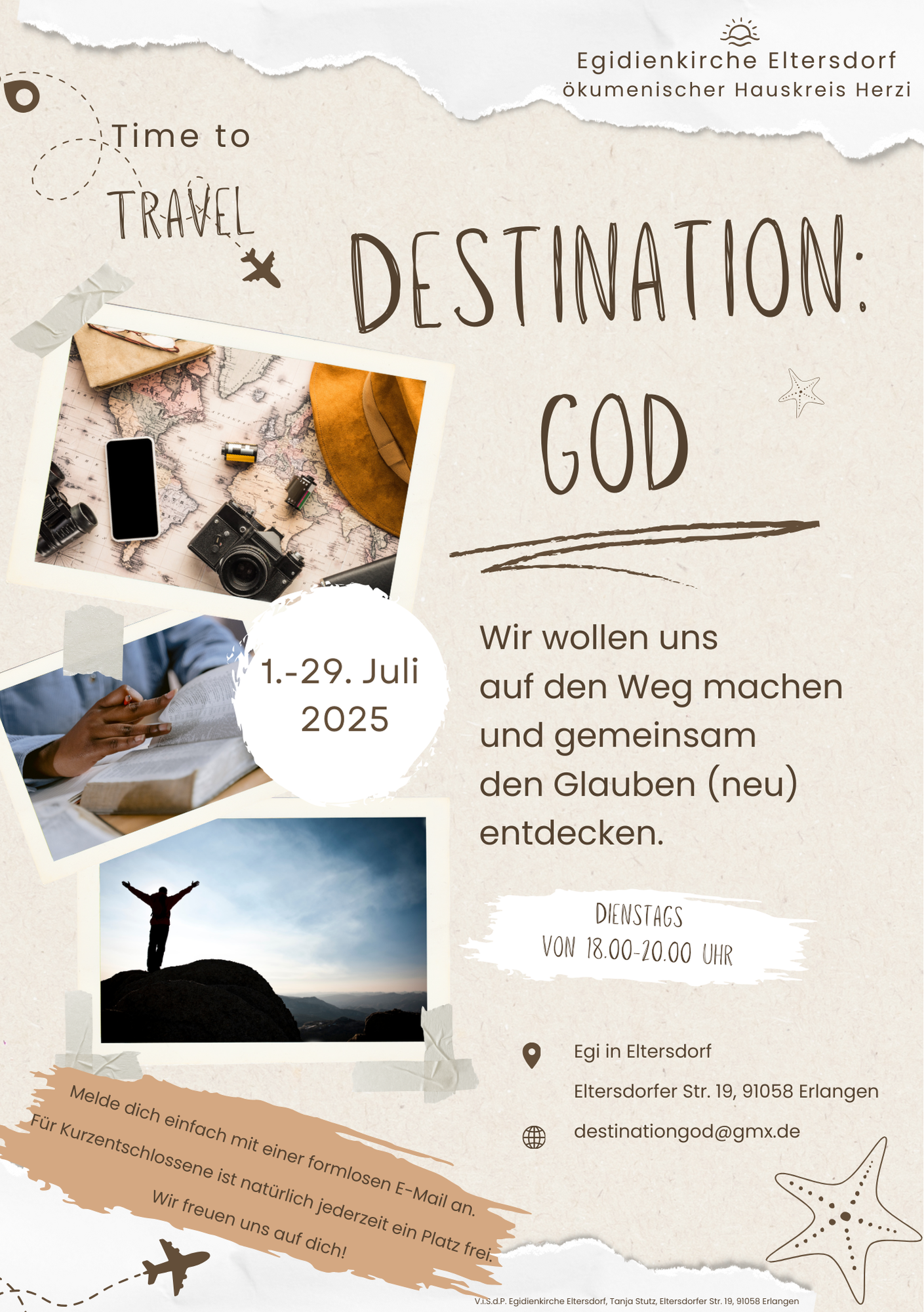 Flyer Glaubenskurs Eltersdorf front