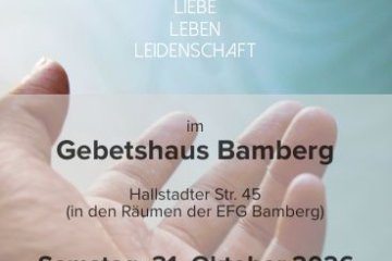 Ausschnitt des Flyers zum Gebetstag im Gebetshaus Bamberg 31.10.26